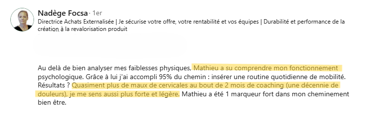 Témoignage de Nadège